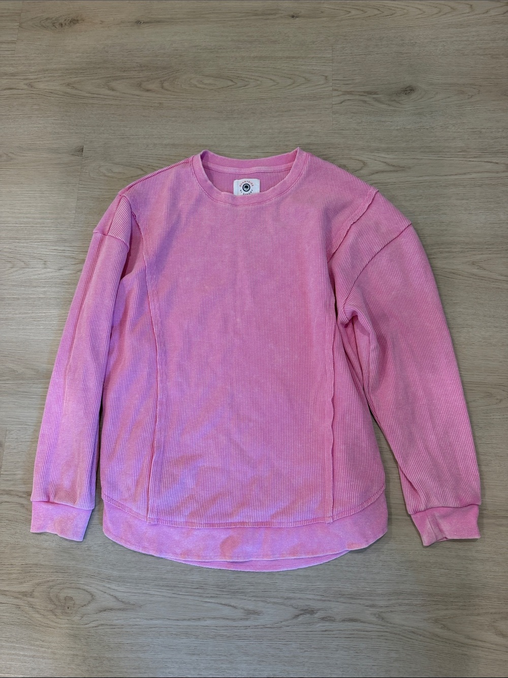 Sundry Pink Large Crewneck Sweater